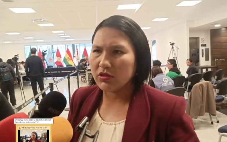 Senadora María Elena Pachacute cuestiona posibles privilegios procesales en caso de Luis Arce