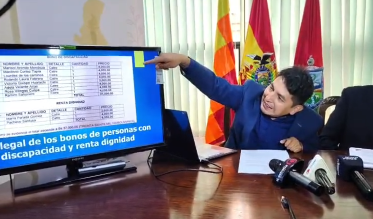 DENUNCIAN DESVÍO DE FONDOS DESTINADOS A ADULTOS MAYORES Y PERSONAS CON DISCAPACIDAD EN LA PAZ