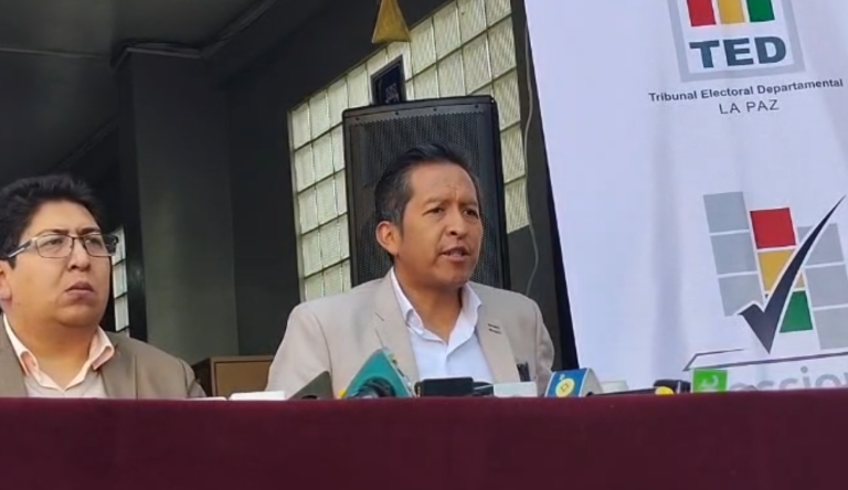 TED LA PAZ PRESENTA EL ARMADO DE MALETAS ELECTORALES PARA LAS ELECCIONES SUBNACIONALES 2026