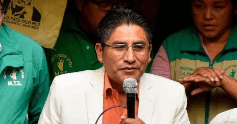 PATZI ESPERARÁ RESULTADOS FINALES: “TENEMOS LA ESPERANZA DE LLEGAR A LA SEGUNDA VUELTA”