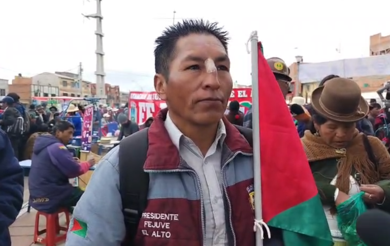 ORGANIZACIONES SOCIALES EXIGEN SEGUNDA VUELTA EN LA PAZ