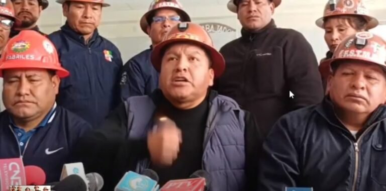 COB DENUNCIA INCAPACIDAD DEL GOBIERNO Y ANUNCIA CONTINUIDAD DE MOVILIZACIONES