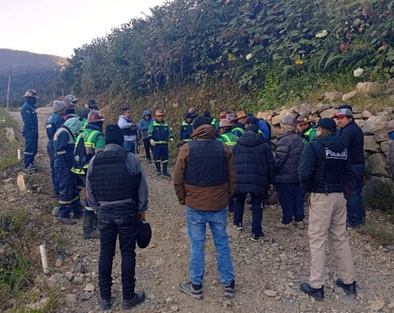 AJAM constata avasallamiento en área minera de Coroico y denuncia actos de intimidación armada