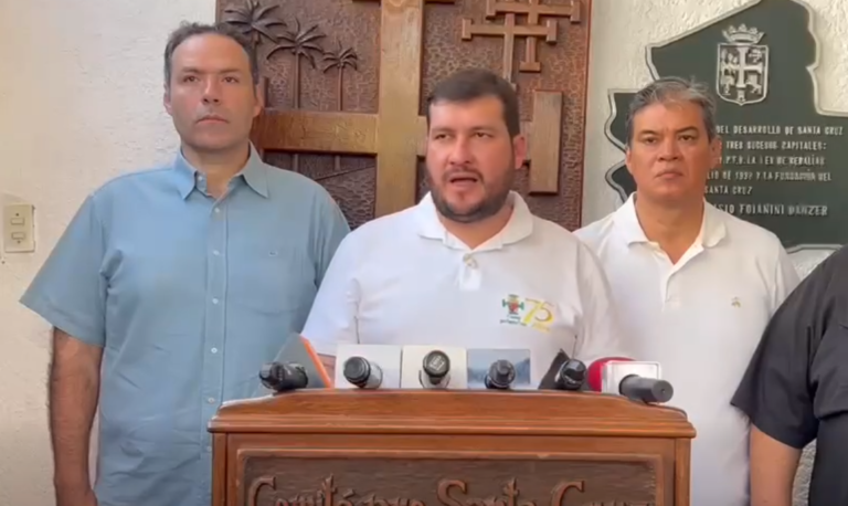 Presidente del Comité Cívico Pro Santa Cruz exige al gobierno aplicar el estado de excepción