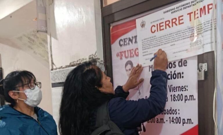 SEDES La Paz clausura 27 centros de salud sin resolución administrativa en la Zona Ex Tranca de Río Seco de El Alto